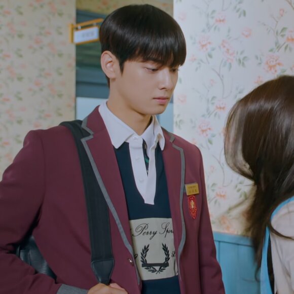 Fred Perry Embroidered Panel Rugby Polo Shirt ASO True Beauty Lee Su-Ho - Picture 11 of 12